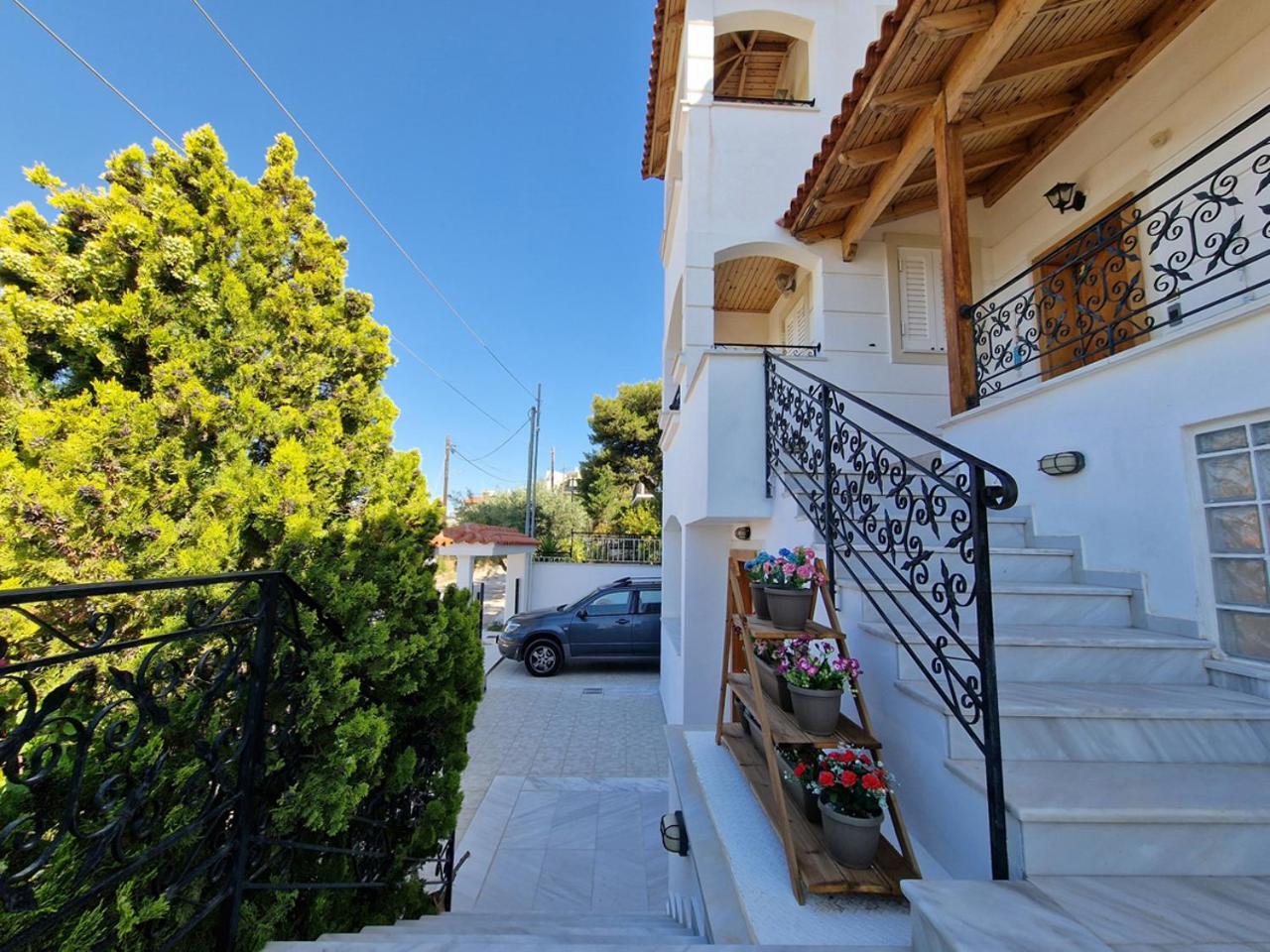 The Mirador Boutique Villa With Scenic Sea View Pórto Ráfti Exterior photo