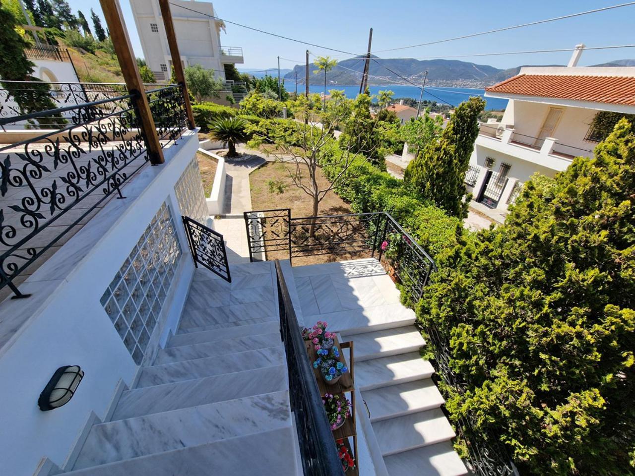The Mirador Boutique Villa With Scenic Sea View Pórto Ráfti Exterior photo