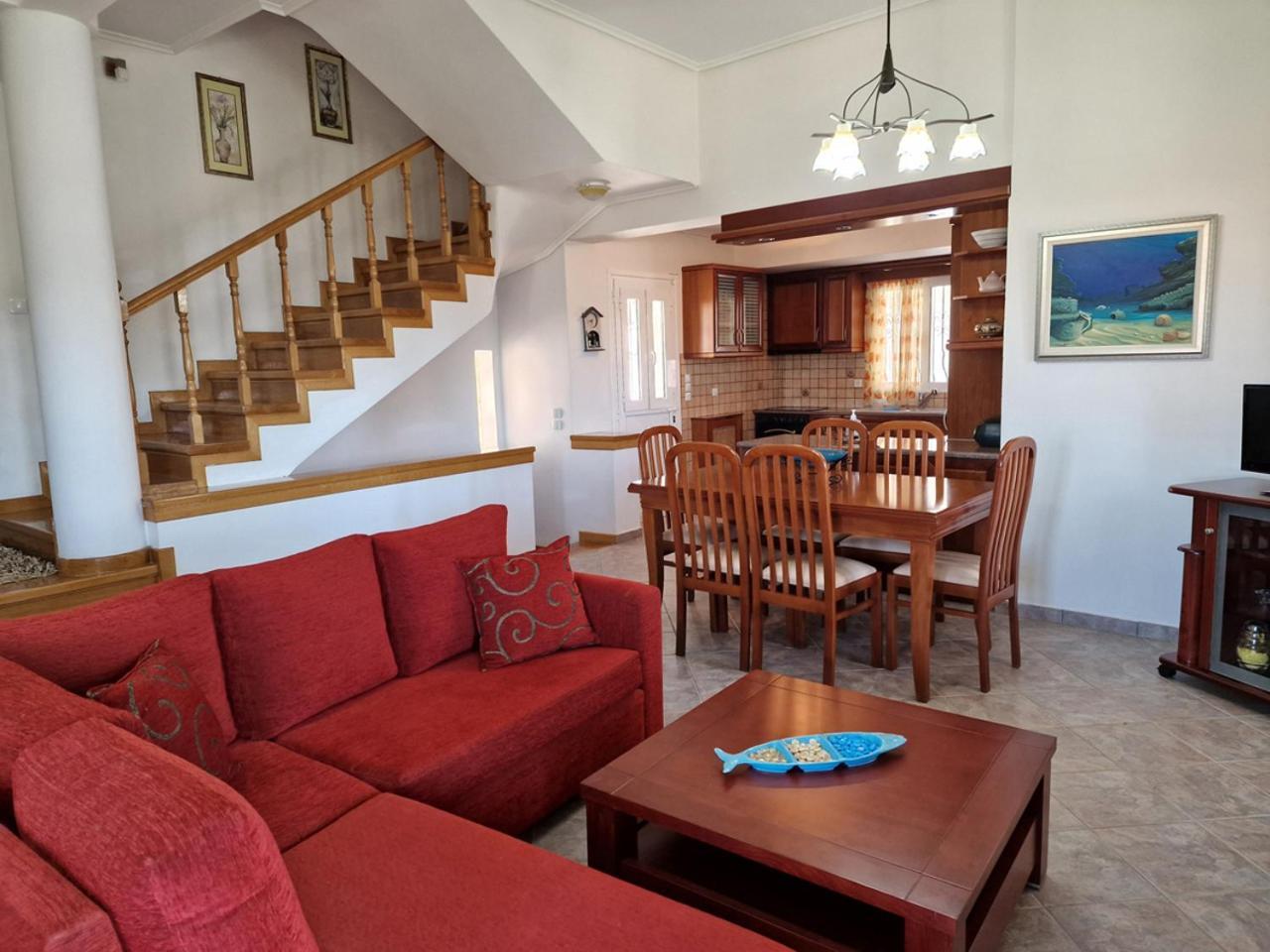 The Mirador Boutique Villa With Scenic Sea View Pórto Ráfti Exterior photo